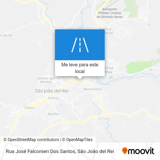 Rua José Falconieri Dos Santos mapa