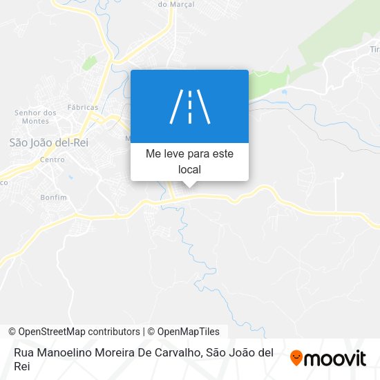 Rua Manoelino Moreira De Carvalho mapa