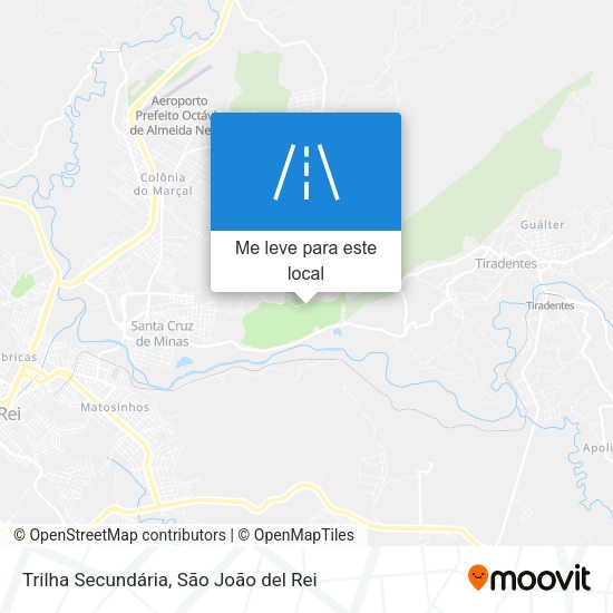 Trilha Secundária mapa