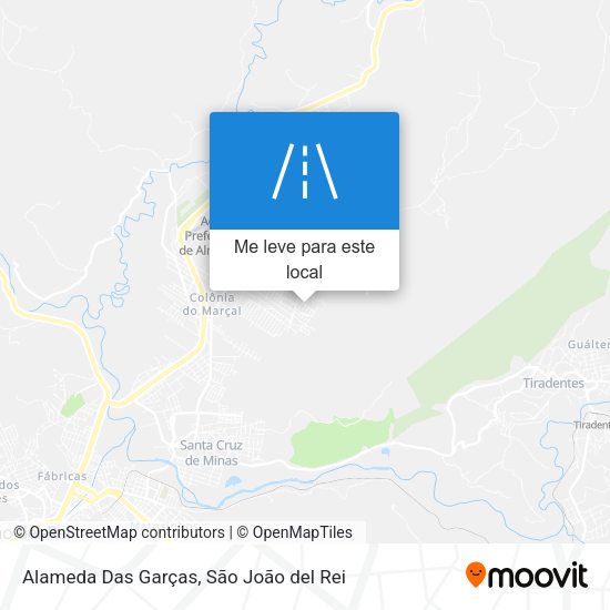 Alameda Das Garças mapa