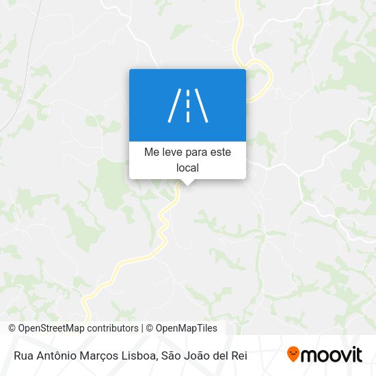 Rua Antônio Marços Lisboa mapa