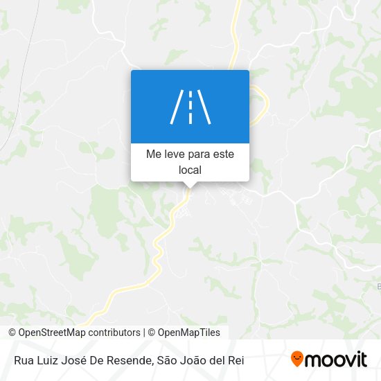 Rua Luiz José De Resende mapa