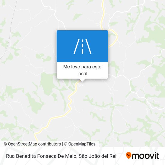 Rua Benedita Fonseca De Melo mapa