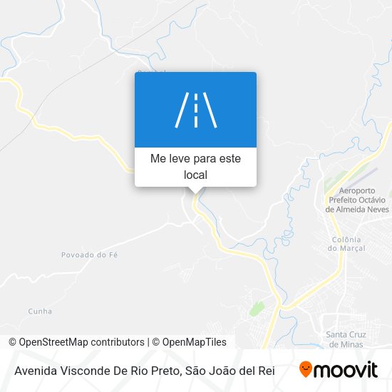 Avenida Visconde De Rio Preto mapa
