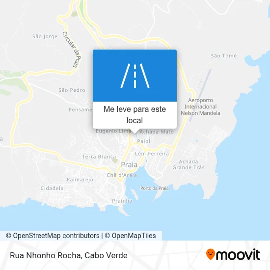 Rua Nhonho Rocha mapa