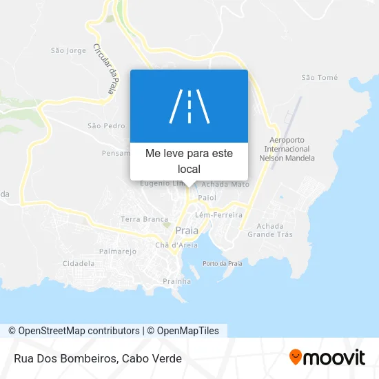 Rua Dos Bombeiros mapa