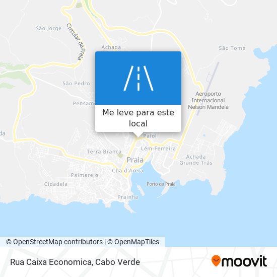 Rua Caixa Economica mapa