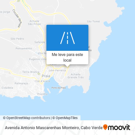 Avenida Antonio Mascarenhas Monteiro mapa