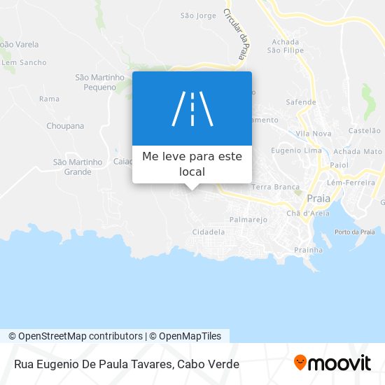 Rua Eugenio De Paula Tavares mapa