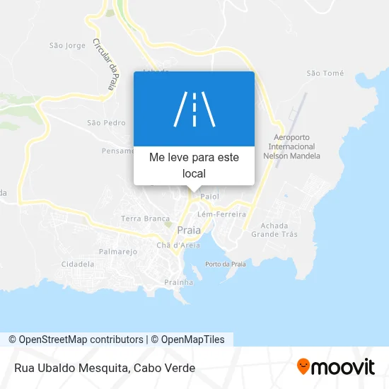 Rua Ubaldo Mesquita mapa