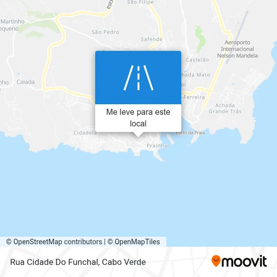 Rua Cidade Do Funchal mapa