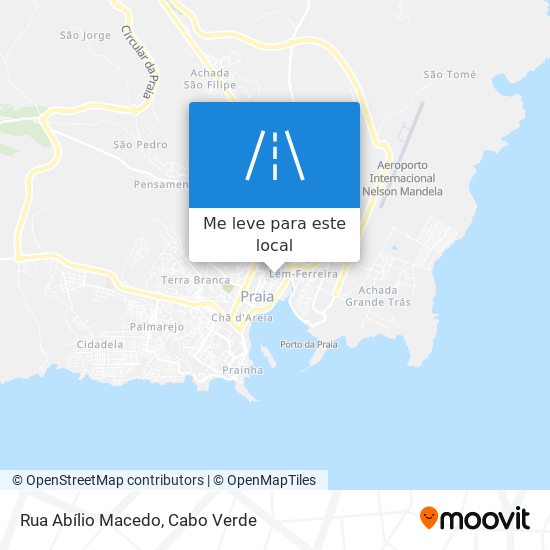 Rua Abílio Macedo mapa