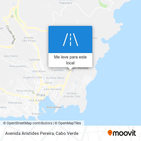 Avenida Aristides Pereira mapa