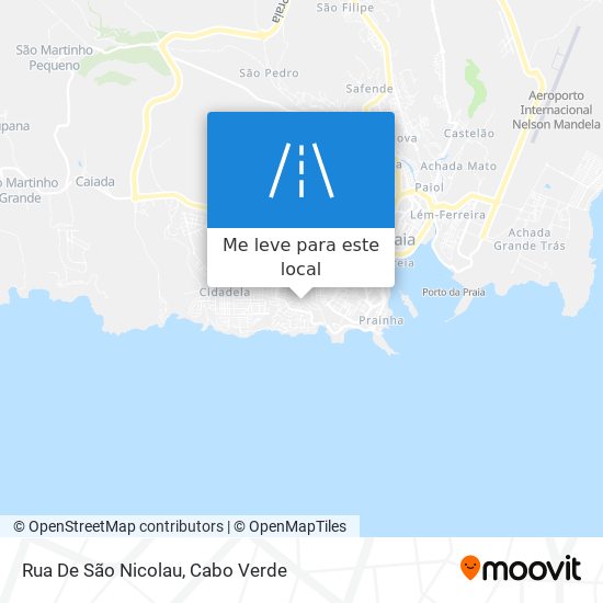 Rua De São Nicolau mapa