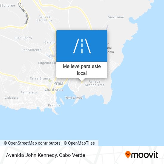 Avenida John Kennedy mapa