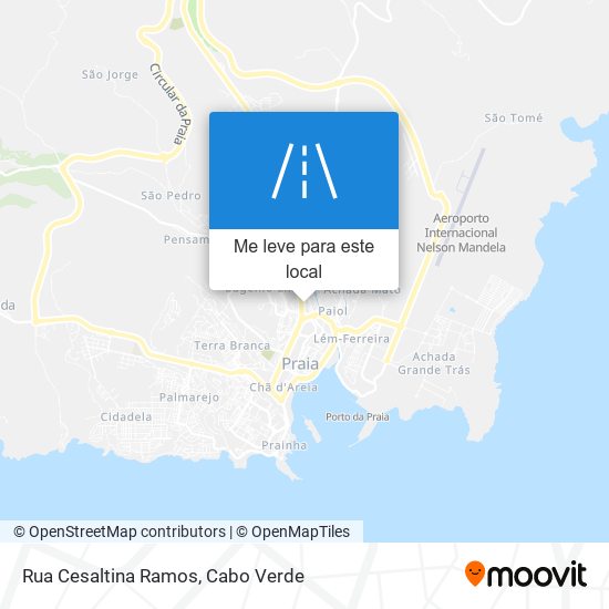 Rua Cesaltina Ramos mapa
