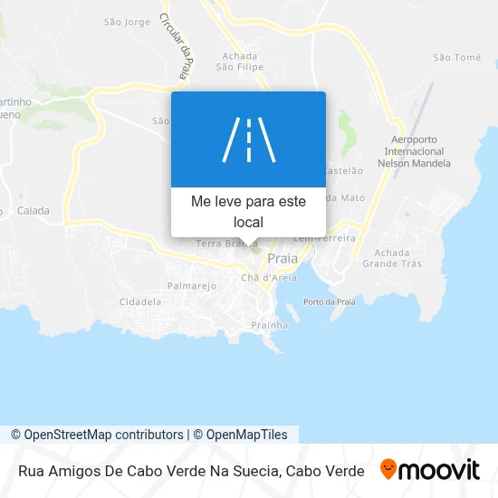 Rua Amigos De Cabo Verde Na Suecia mapa