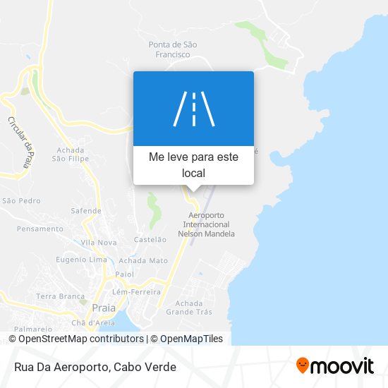 Rua Da Aeroporto mapa