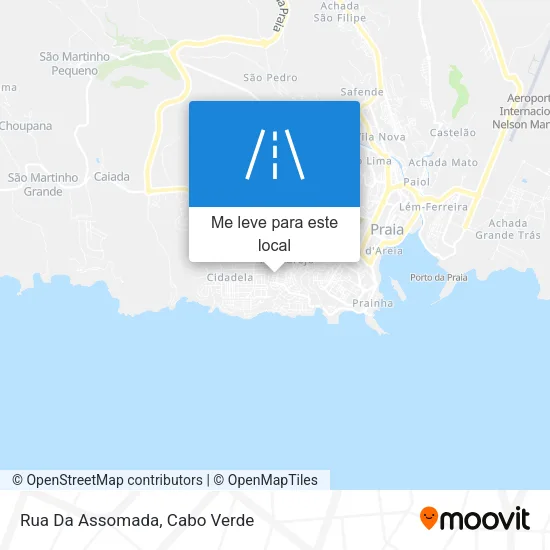 Rua Da Assomada mapa