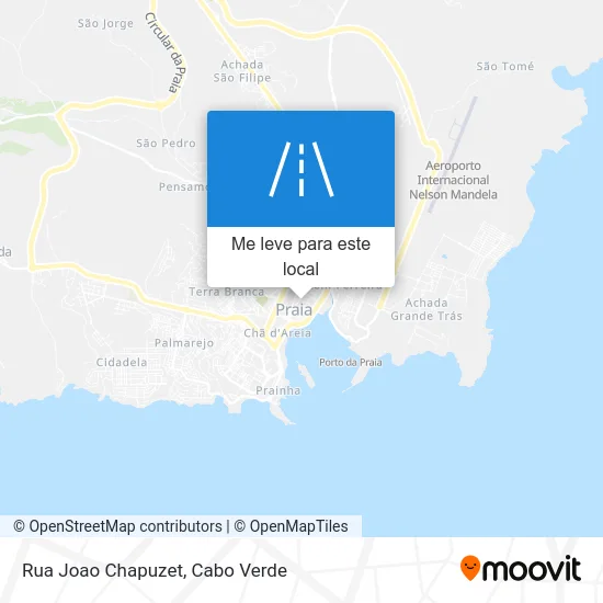 Rua Joao Chapuzet mapa