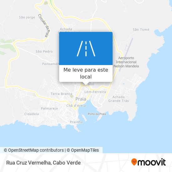 Rua Cruz Vermelha mapa