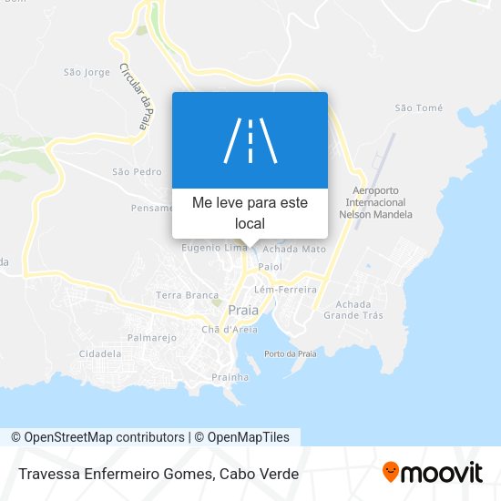 Travessa Enfermeiro Gomes mapa