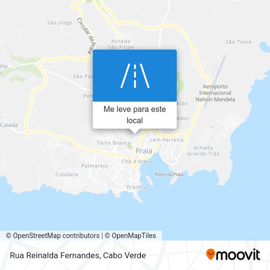 Rua Reinalda Fernandes mapa