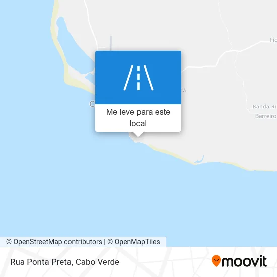 Rua Ponta Preta mapa