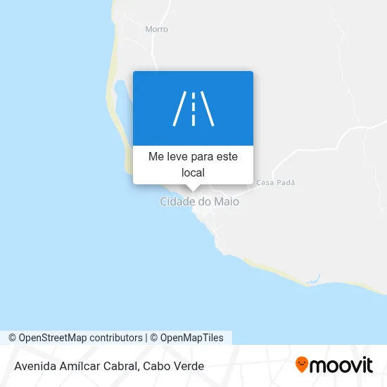 Avenida Amílcar Cabral mapa