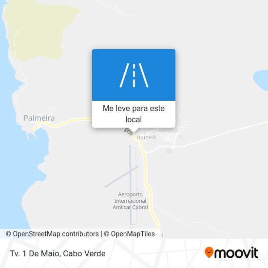 Tv. 1 De Maio mapa