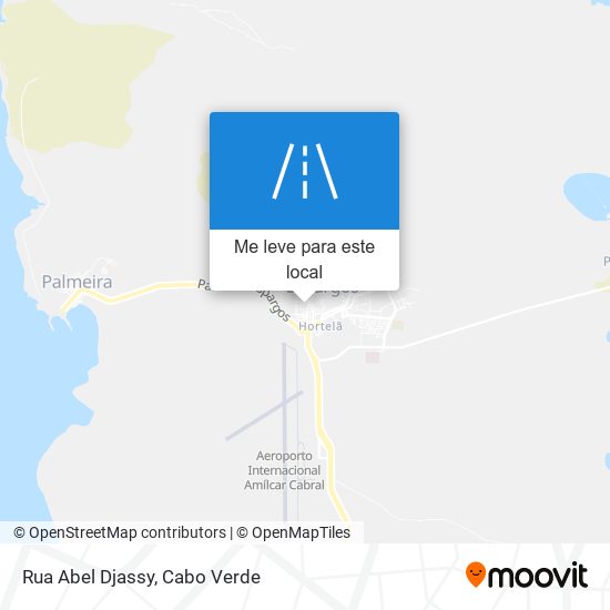 Rua Abel Djassy mapa