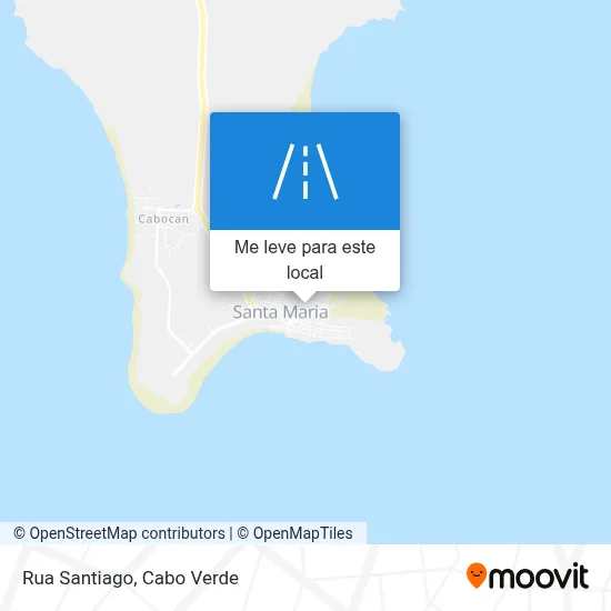 Rua Santiago mapa
