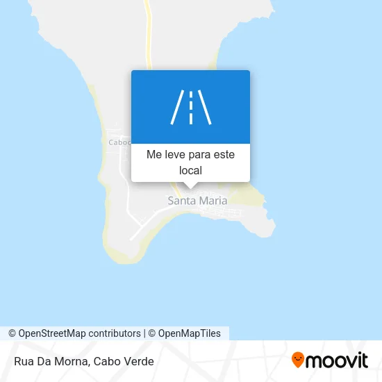 Rua Da Morna mapa