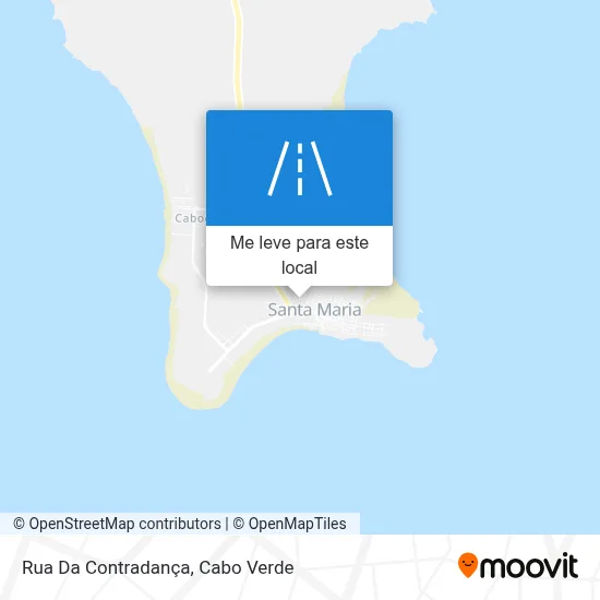 Rua Da Contradança mapa