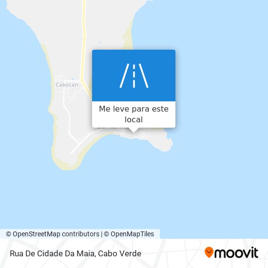 Rua De Cidade Da Maia mapa