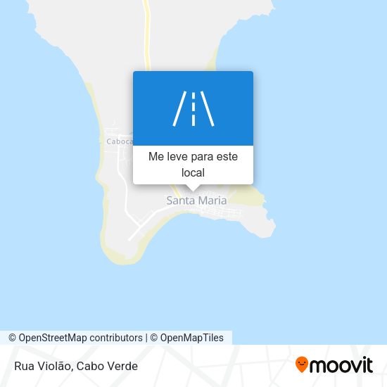 Rua Violão mapa