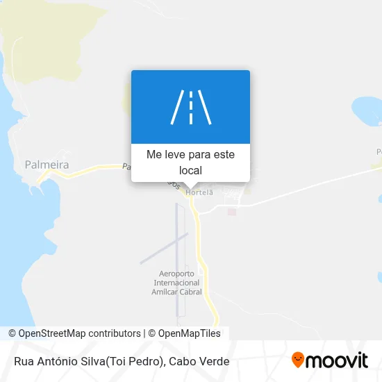 Rua António Silva(Toi Pedro) mapa