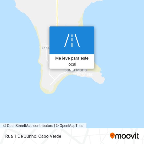 Rua 1 De Junho mapa