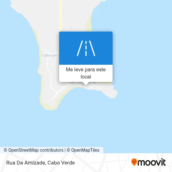 Rua Da Amizade mapa