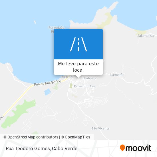 Rua Teodoro Gomes mapa