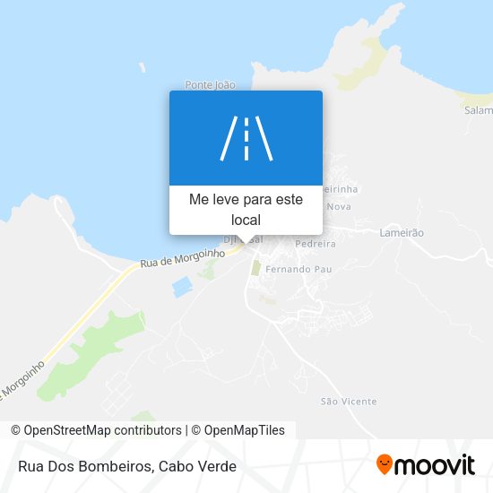 Rua Dos Bombeiros mapa