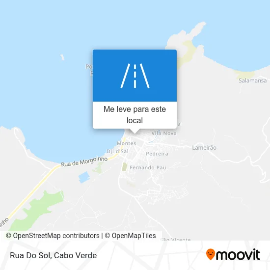 Rua Do Sol mapa