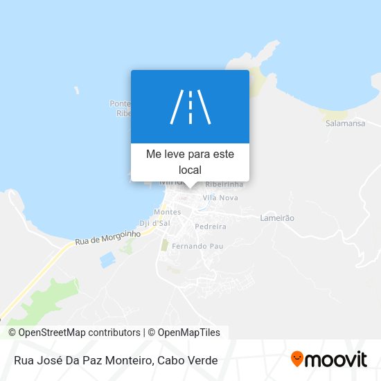 Rua José Da Paz Monteiro mapa