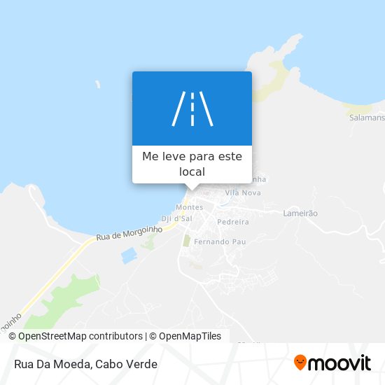 Rua Da Moeda mapa