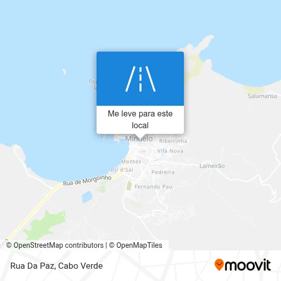 Rua Da Paz mapa