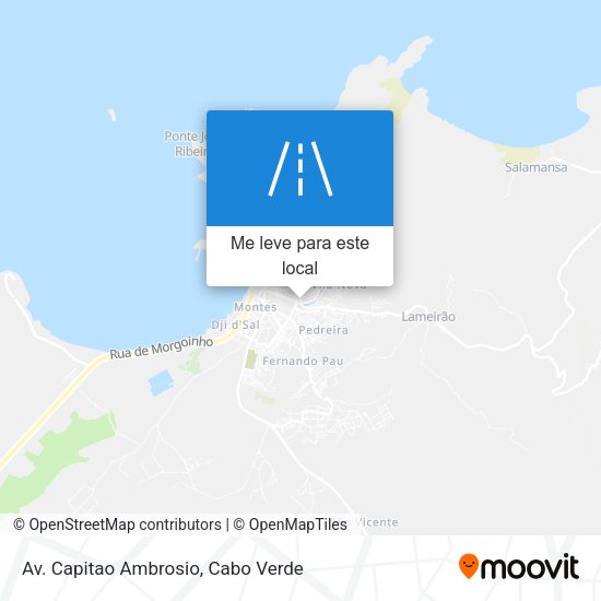 Av. Capitao Ambrosio mapa
