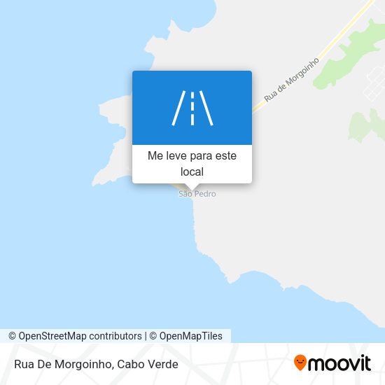 Rua De Morgoinho mapa