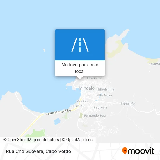 Rua Che Guevara mapa