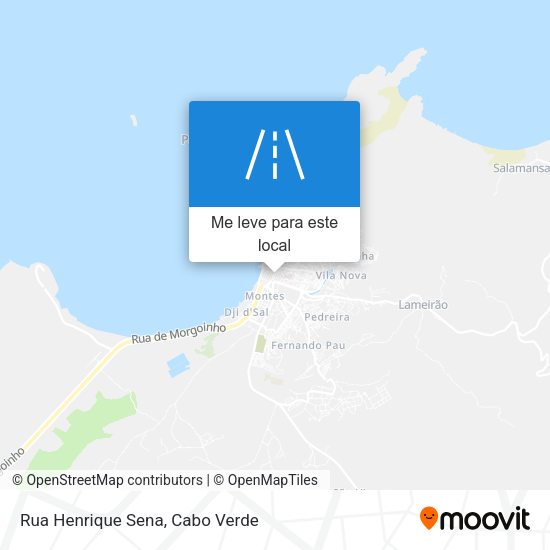 Rua Henrique Sena mapa