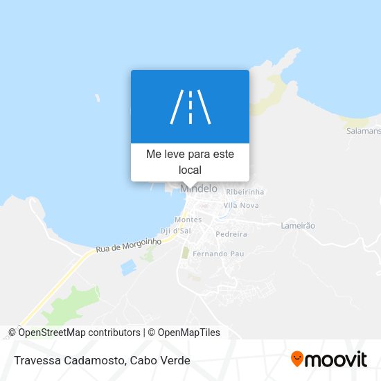 Travessa Cadamosto mapa